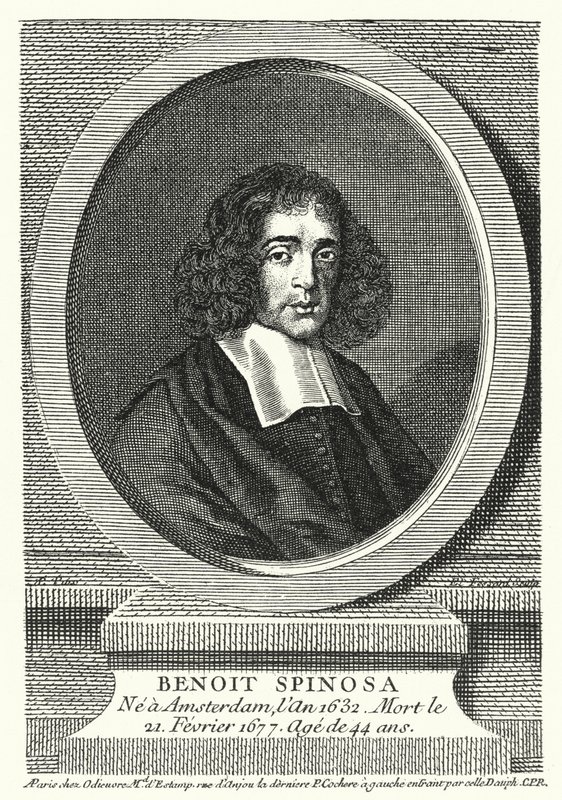Baruch Spinoza, hollantilainen filosofi (kaiverrus) tekijältä German School