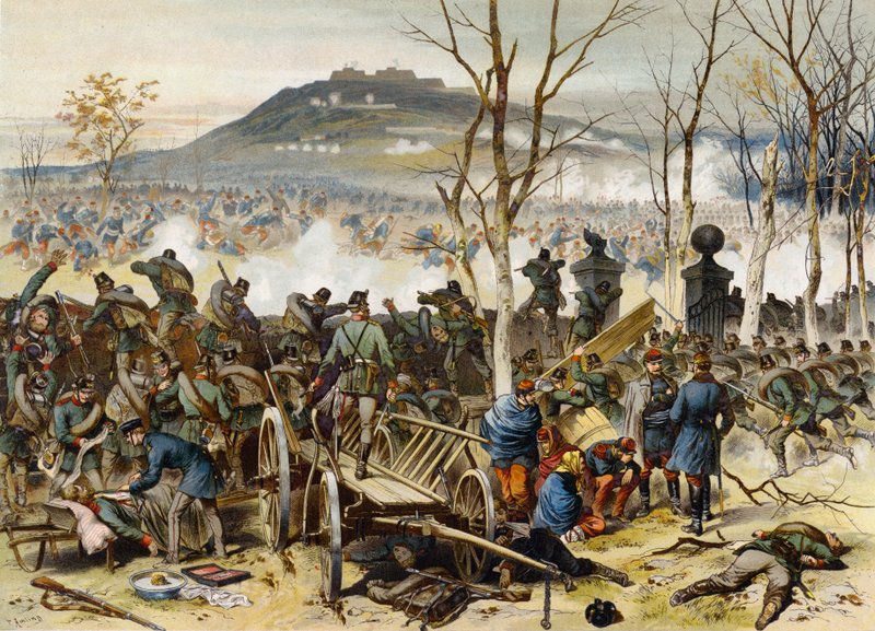 Mont Valerienin taistelu, Ranskan ja Preussin sota, 19. tammikuuta 1871 tekijältä German School