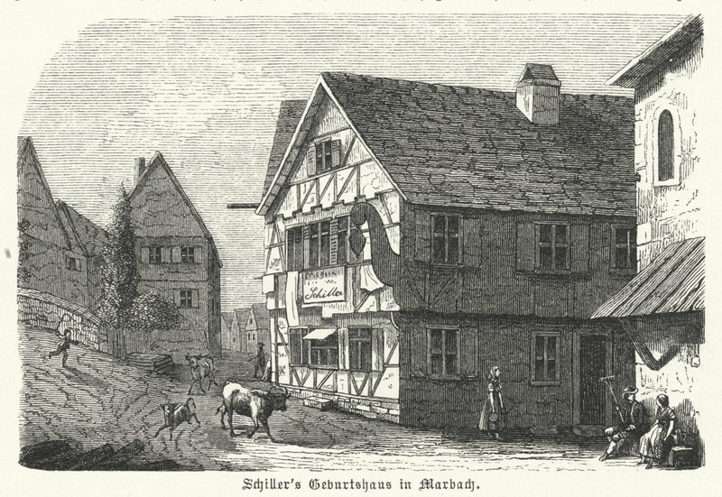 Saksalaisen runoilijan ja näytelmäkirjailijan Friedrich Schillerin syntymäpaikka, Marbach am Neckar tekijältä German School