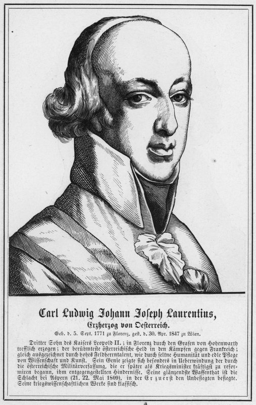Carl Ludwig Johann Joseph Laurentius, Itävallan arkkiherttua (kaiverrus) tekijältä German School
