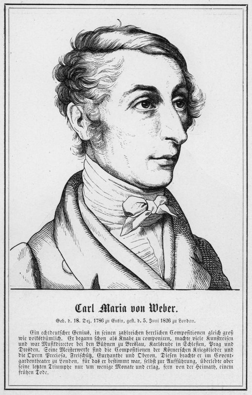 Carl Maria von Weber (kaiverrus) tekijältä German School