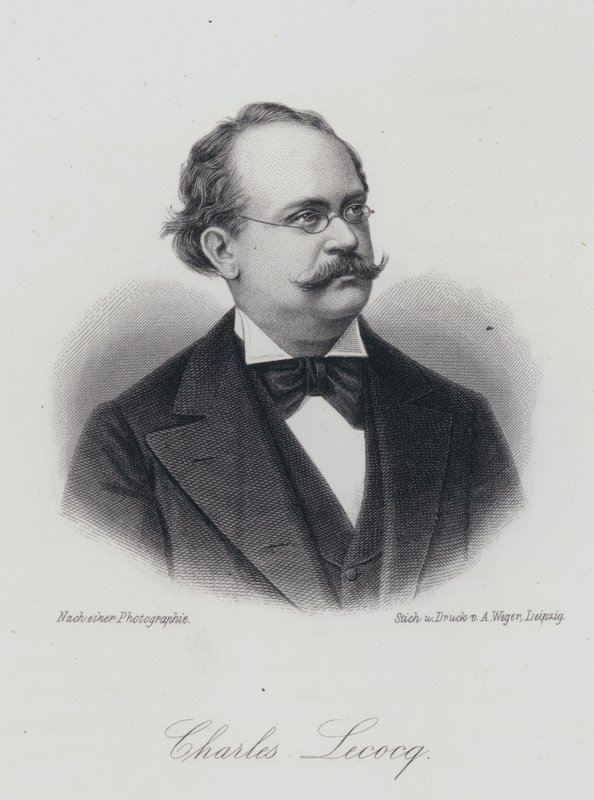 Charles Lecocq, ranskalainen säveltäjä (kaiverrus) tekijältä German School