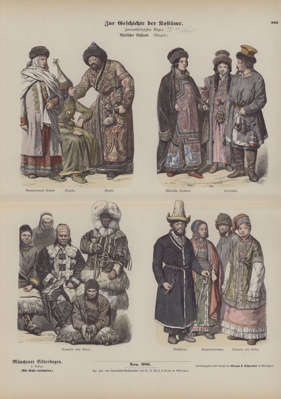 Venäjän Kaukoidän puvut, 1800-luku tekijältä German School