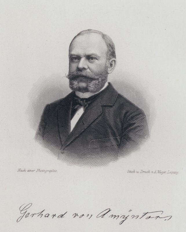 Dagobert von Gerhardt, saksalainen sotilas, runoilija ja kirjailija (kaiverrus) tekijältä German School
