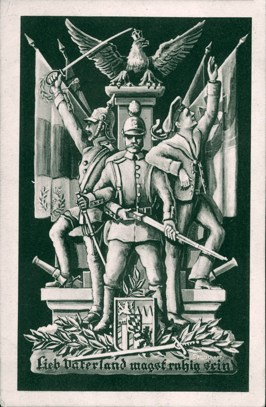 Rakas isänmaa, ole rauhallinen (litografia) tekijältä German School