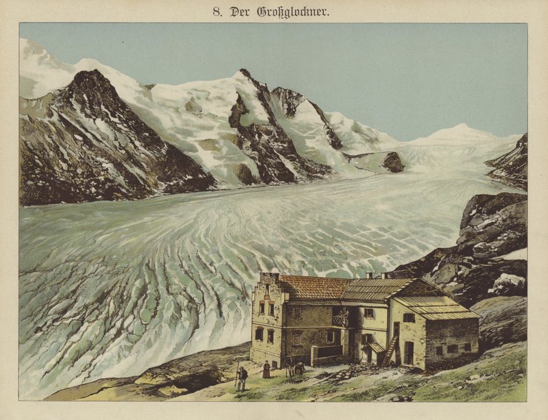 Der Grossglockner (väri litho) tekijältä German School