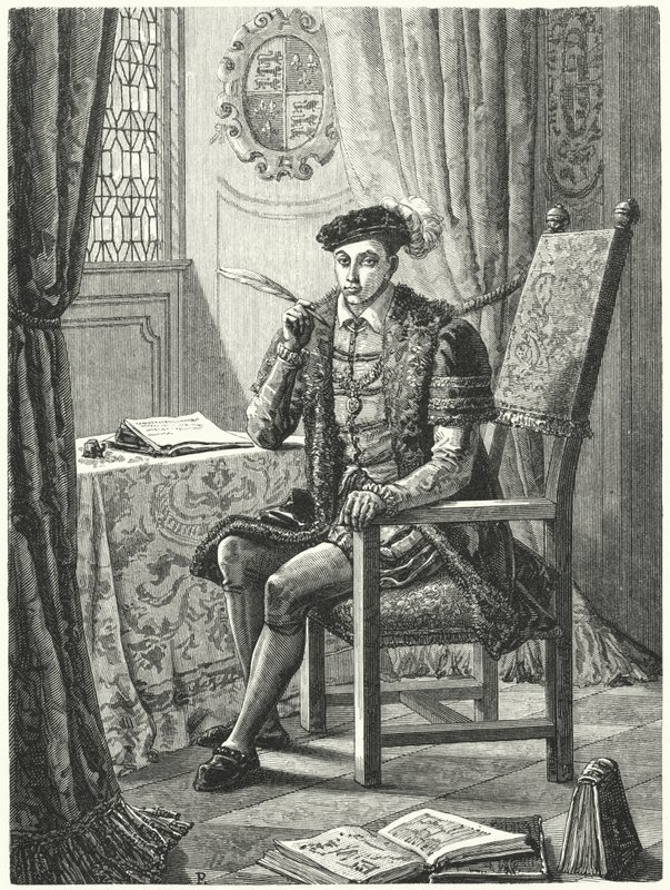 Edward VI, Englannin kuningas (kaiverrus) tekijältä German School