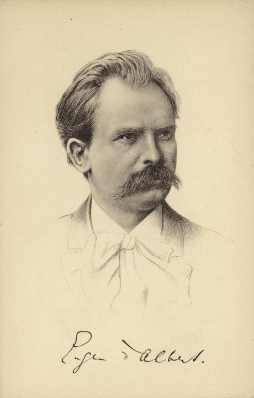 Eugen dAlbert, skotlantilaissyntyinen saksalainen pianisti ja säveltäjä (1864-1932) tekijältä German School