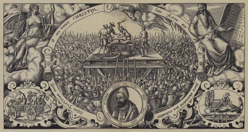 Lippold ben Chluchimin, Brandenburgin rahapajan päällikön teloitus, Berliini, 28. tammikuuta 1573 tekijältä German School
