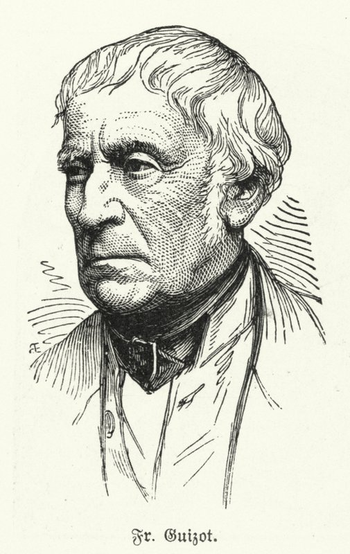 Francois Guizot, ranskalainen historioitsija ja valtiomies (litho) tekijältä German School