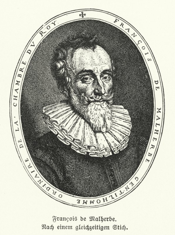 Francois de Malherbe, ranskalainen runoilija ja kääntäjä (litho) tekijältä German School