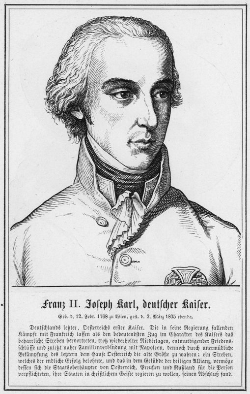 Franz II Joseph Karl, Deutscher Kaiser (kaiverrus) tekijältä German School