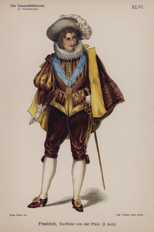 Friedrich, Pfalzin herttua, Ernst von Wildenbruchin kirjasta Der Generalfeldoberst (väri litho) tekijältä German School