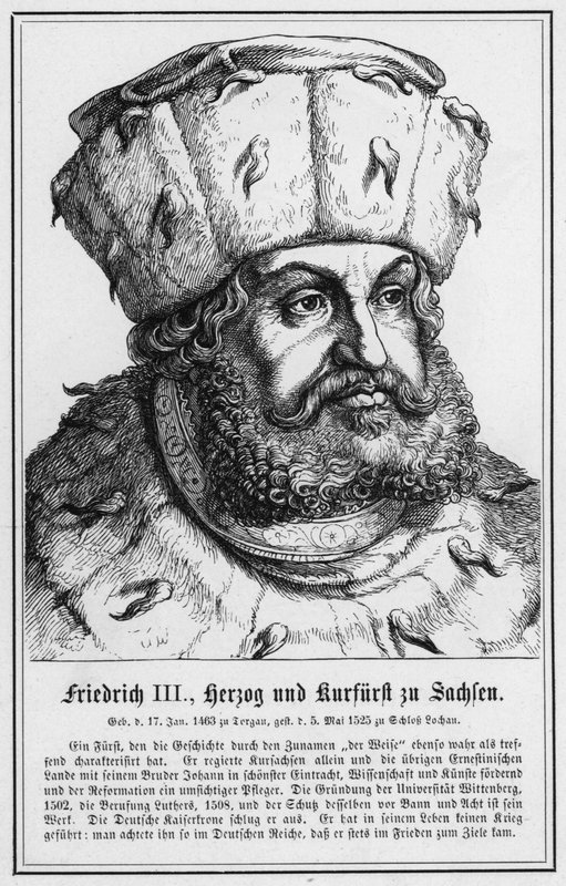 Frederick III, Saksin herttua ja vaaliruhtinas (kaiverrus) tekijältä German School