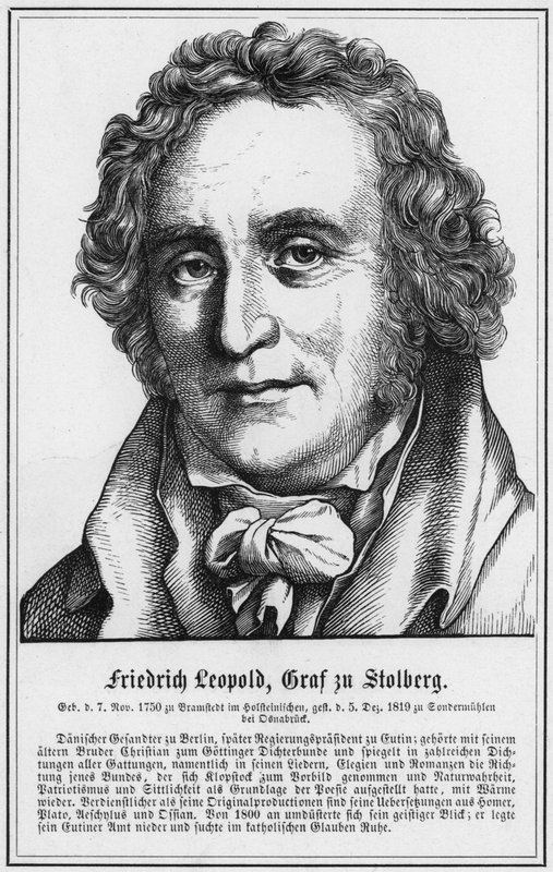 Friedrich Leopold, Stolbergin kreivi (kaiverrus) tekijältä German School