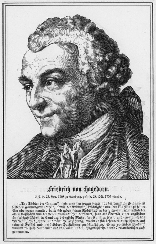 Friedrich von Hagedorn (kaiverrus) tekijältä German School