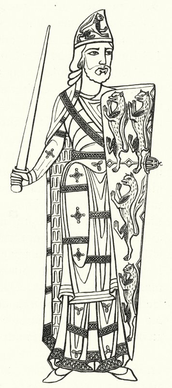 Geoffrey Plantagenet, Anjoun kreivi (kaiverrus) tekijältä German School