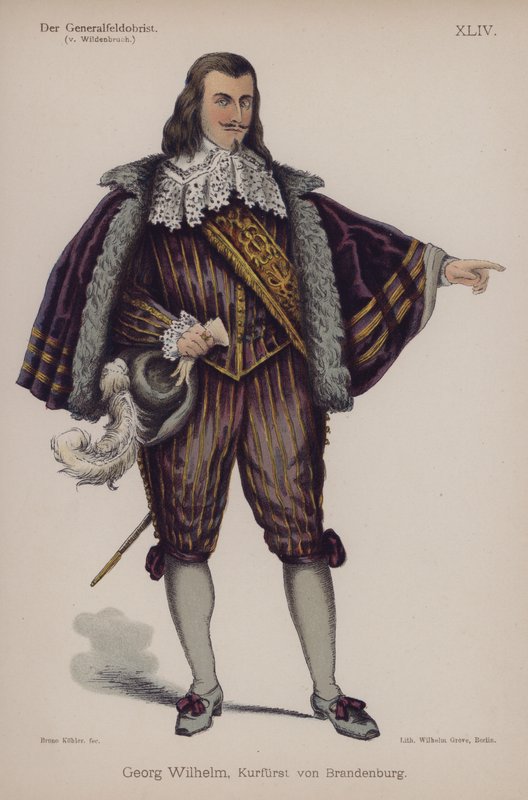 Georg Wilhelm, Brandenburgin herttua, Ernst von Wildenbruchin kirjasta Der Generalfeldoberst (värilitho) tekijältä German School