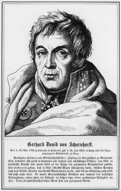Gerhard David von Scharnhorst (kaiverrus) tekijältä German School