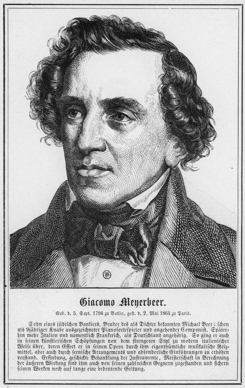 Giacomo Meyerbeer (kaiverrus) tekijältä German School