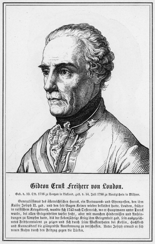 Gideon Ernst Freiherr von Loudon (kaiverrus) tekijältä German School