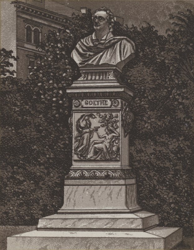 Goethe-Denkmal (litho) tekijältä German School