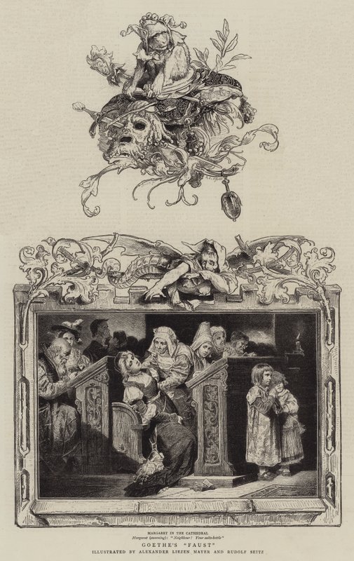 Goethen "Faust" (kaiverrus) tekijältä German School