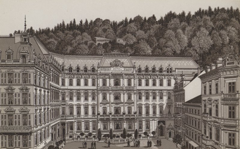 Grand Hotel Pupp (litho) tekijältä German School