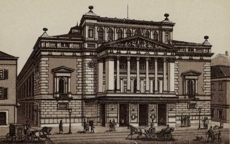Hampuri: Stadt-Theater, Theatre (litho) tekijältä German School