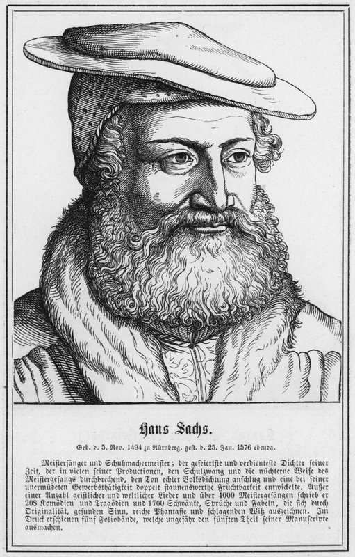 Hans Sachs (kaiverrus) tekijältä German School