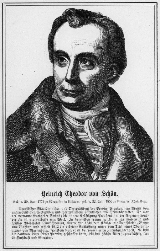 Heinrich Theodor von Schon (kaiverrus) tekijältä German School