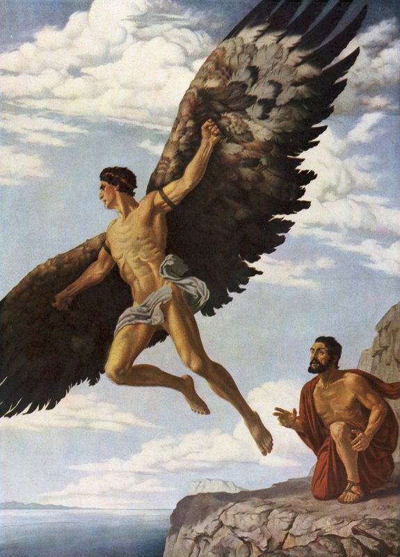 Icarus (väri litho) tekijältä German School