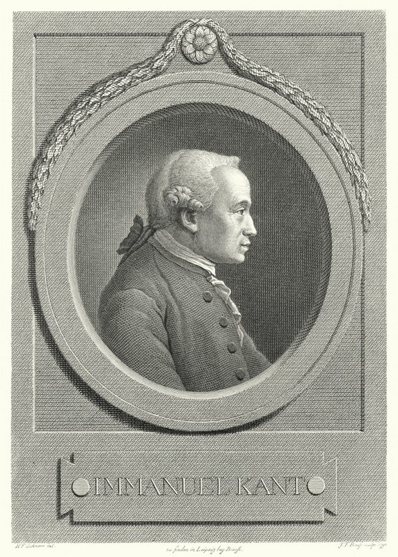 Immanuel Kant, saksalainen filosofi (kaiverrus) tekijältä German School