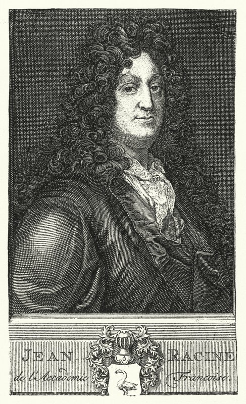 Jean Racine, ranskalainen näytelmäkirjailija (kaiverrus) tekijältä German School