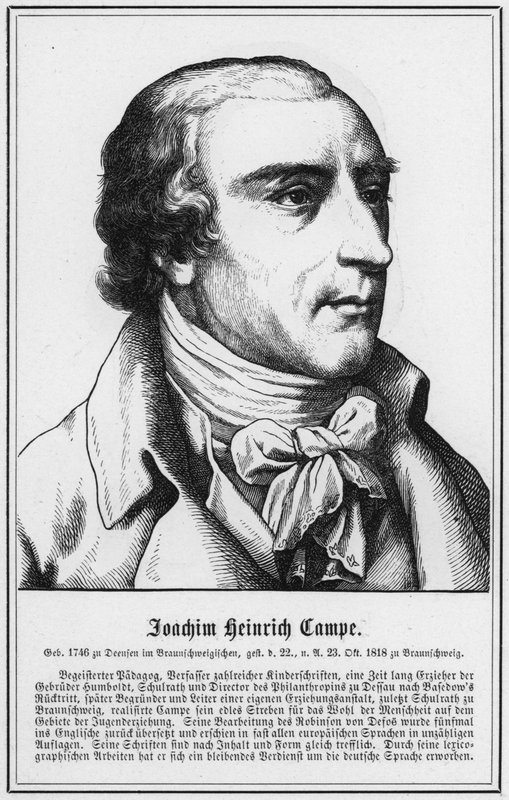 Joachim Heinrich Campe (kaiverrus) tekijältä German School
