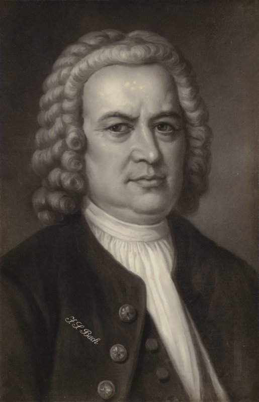 Johann Sebastian Bach, saksalainen barokin ajan säveltäjä, urkuri, cembalisti, alttoviulisti ja viulisti (1685-1750) tekijältä German School