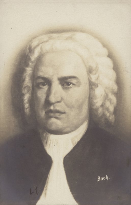 Johann Sebastian Bach, saksalainen barokin ajan säveltäjä, urkuri, cembalisti, alttoviulisti ja viulisti (1685-1750) tekijältä German School