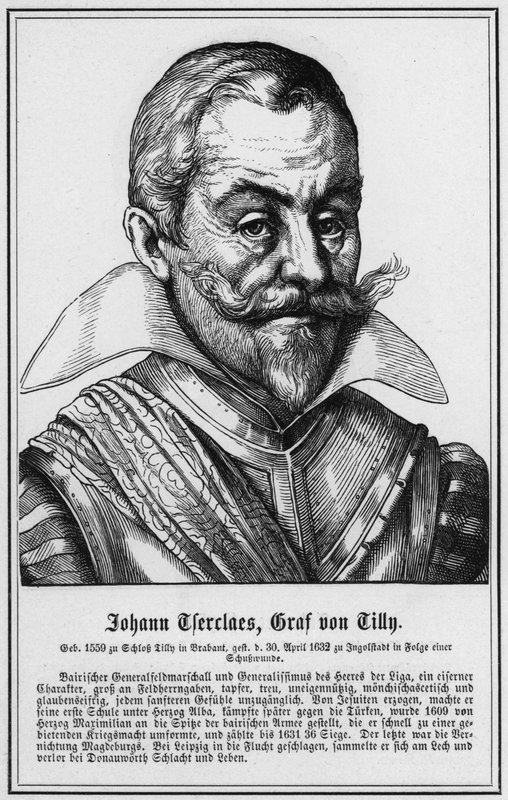 Johann Tserclaes, Graf von Tilly (kaiverrus) tekijältä German School
