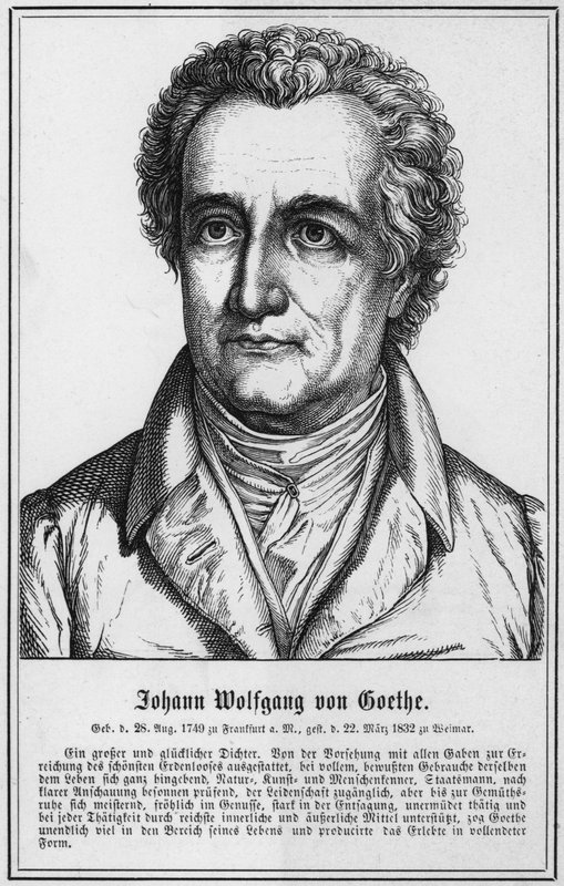 Johann Wolfgang von Goethe (kaiverrus) tekijältä German School