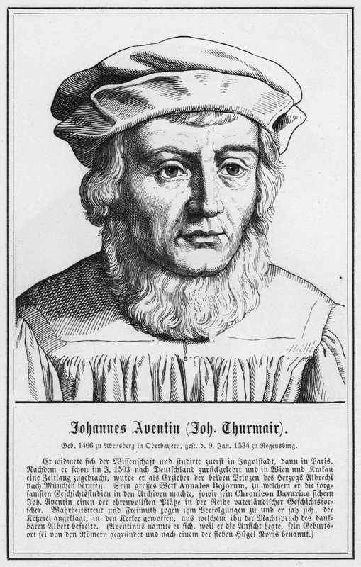 Johannes Aventin, Johannes Thurmair (kaiverrus) tekijältä German School
