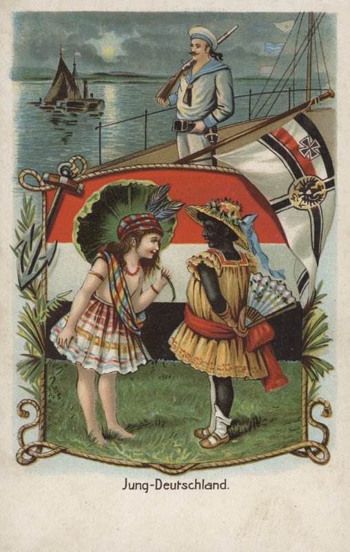Nuori Saksa (väri litho) tekijältä German School