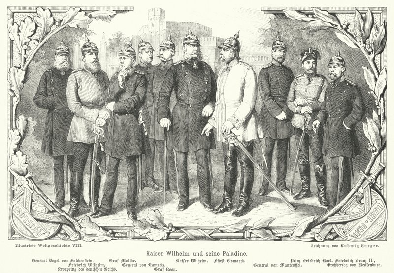 Keisari Wilhelm II ja hänen paladiininsa tekijältä German School