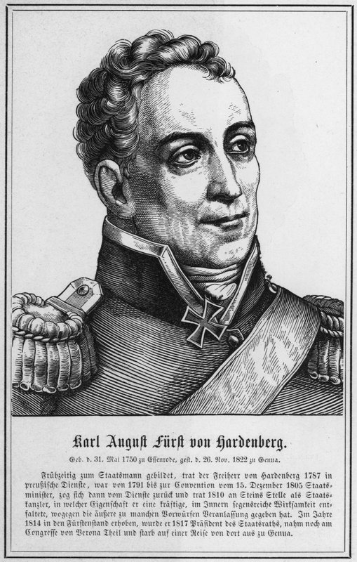 Karl August Furst von Hardenberg (kaiverrus) tekijältä German School