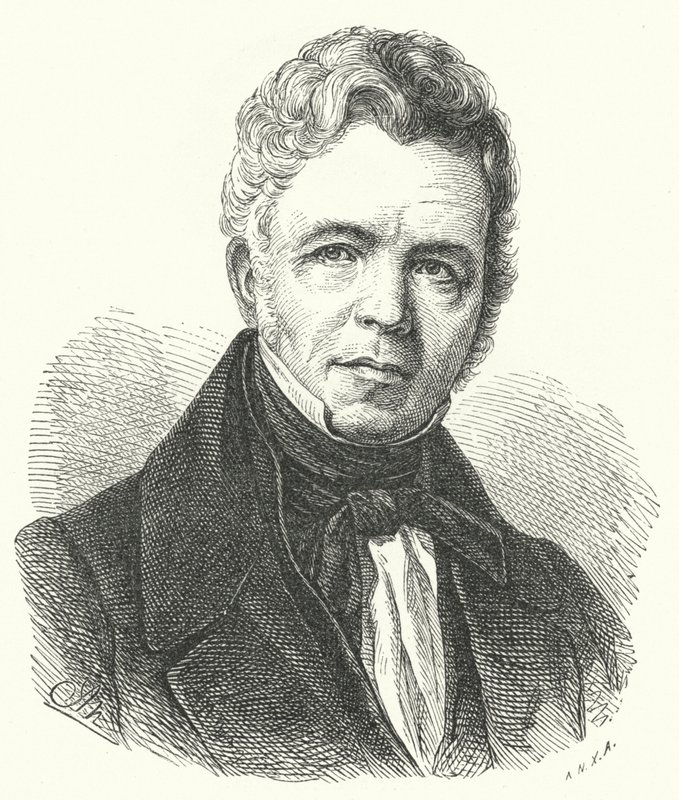 Karl Friedrich Schinkel, preussilainen arkkitehti, kaupunkisuunnittelija, taiteilija ja suunnittelija tekijältä German School