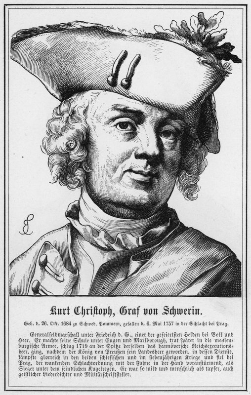 Kurt Christoph, Schwerinin kreivi (kaiverrus) tekijältä German School