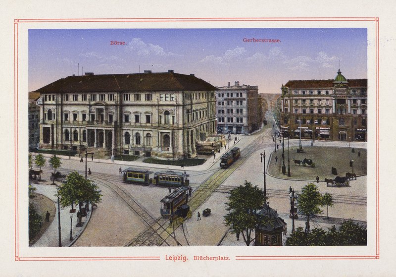 Leipzig, Blucherplatz (värilitro). tekijältä German School
