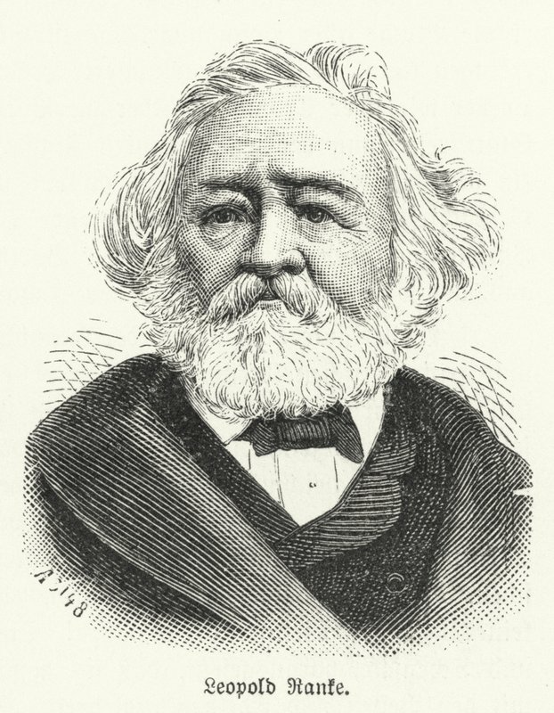 Leopold von Ranke, saksalainen historioitsija (litho) tekijältä German School