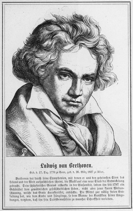 Ludwig van Beethoven (kaiverrus) tekijältä German School