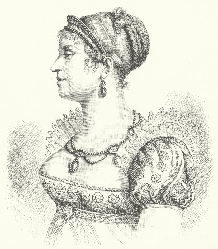 Marie Louise, Parman herttuatar, Napoleon I:n toinen vaimo (kaiverrus) tekijältä German School