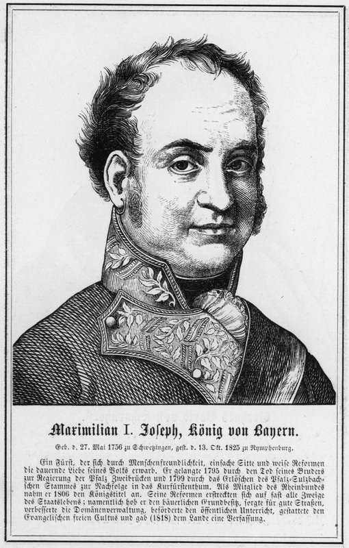 Maximilian I Joseph, Konig von Bayern (kaiverrus) tekijältä German School